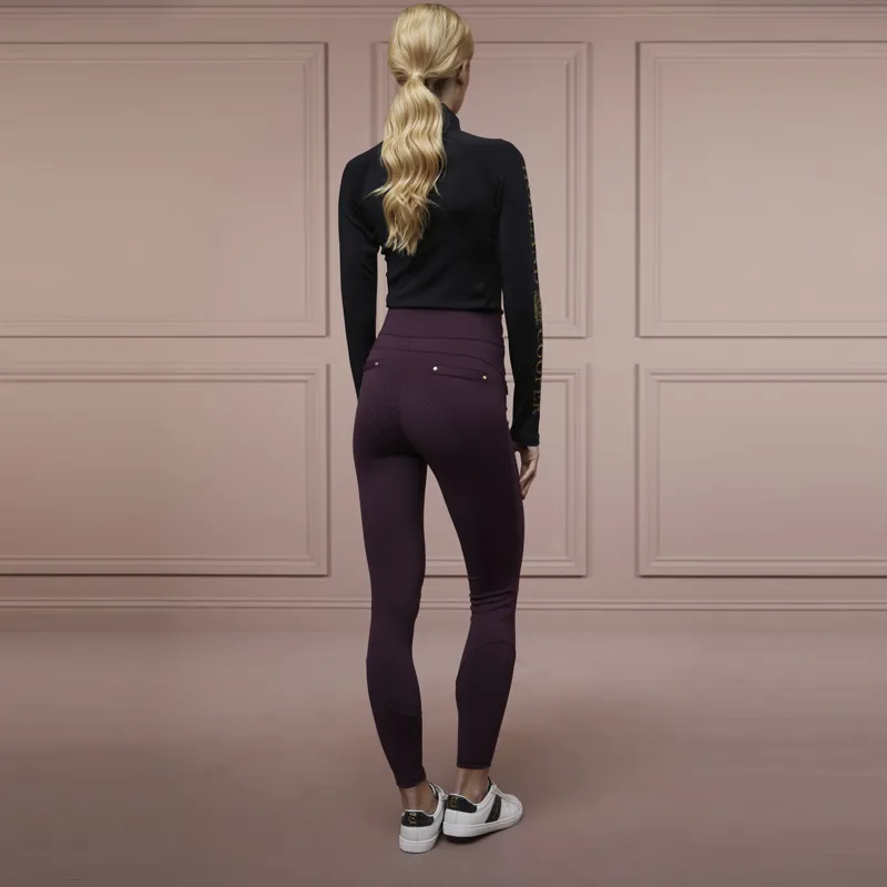 Holland Cooper Training Breeches - Aubergine-4